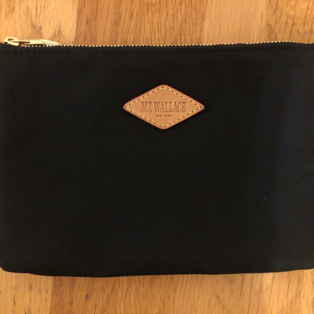 MZ Wallace Pouch Travel Bag Organizer Cosmetic Makeup Bag Black